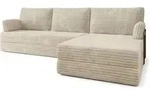 Masseno Ecksofa, Creme, Textil, 4-Sitzer, L-Form, 270x160 cm, Wohnzimmer, Sofas &