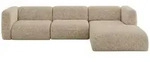 Altdecor Ecksofa, Braun, Kunststoff, 4-Sitzer, 318x179 cm, Wohnzimmer, Sofas &