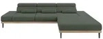 Altdecor Elektrisches, Gr&uuml;n, Textil, 4-Sitzer, L-Form, 316x205 cm, Wohnzimmer,...