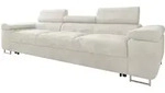 Mirjan24 Schlafsofa, Creme, Textil, 3-Sitzer, Rechteckig, 263x90x102 cm,...
