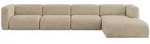Altdecor Ecksofa, Braun, Kunststoff, 5-Sitzer, 409x179 cm, Wohnzimmer, Sofas &
