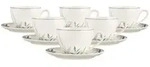 Seltmann Weiden Milchkaffeetassen, Mehrfarbig, Beige, Keramik, Rund, 16x8.9x16 cm,