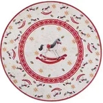 Villeroy & Boch Flachwebeteppich Toy's Delight Limited Edition, Creme, Rot, Textil,