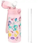 Trinkflasche, Rosa, Metall, 7.5x7.5 cm, Kaffee & Tee, Kannen, Trinkflaschen