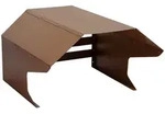 Proregal M&auml;hroboter-Garage, Braun, Metall, 60x41x70 cm, Gartenzubeh&ouml;r,