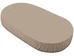 waldin Baby, Taupe, Textil, Uni, Oval, 73x125 cm, Schlafen,...