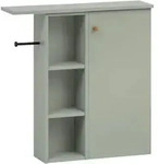Stylife H&auml;ngeschrank Bjarne, Pastellgr&uuml;n, Holz, Eiche, 2 F&auml;cher, 70.7x74.2x17 cm,