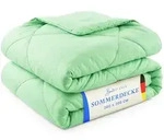 Bestlivings Sommerbett, Mintgr&uuml;n, Textil, F&uuml;llung: Polyester, Rechteckig, 200x200