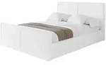 Altdecor Polsterbett, Wei&szlig; Hochglanz, Textil, 180x200 cm, Schlafzimmer, Betten,