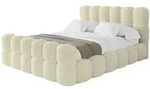 Altdecor Polsterbett, Taupe, Textil, H3 + H4, 120x200 cm, Schlafzimmer, Betten,