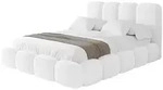 Altdecor Polsterbett, Wei&szlig;, Textil, H3 + H4, 200x200 cm, Schlafzimmer, Betten,