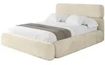 Altdecor Polsterbett, Ecru, Textil, H3 + H4, 120x200 cm, Schlafzimmer, Betten,