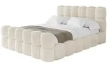 Altdecor Polsterbett, Creme, Textil, H3 + H4, 120x200 cm, Schlafzimmer, Betten,