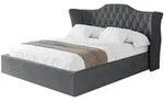 Altdecor Polsterbett, Anthrazit, Textil, 140x200 cm, Schlafzimmer, Betten,