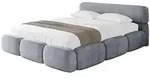 Altdecor Polsterbett, Grau, Textil, H3 + H4, 120x200 cm, Schlafzimmer, Betten,
