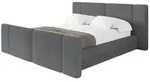 Altdecor Polsterbett, Graphit, Textil, H3 + H4, 180x200 cm, Schlafzimmer, Betten,