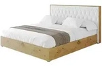 Altdecor Polsterbett, Wei&szlig;, Textil, H3 + H4, 200x200 cm, Schlafzimmer, Betten,