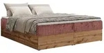 MKS Boxbett, Rosa, Textil, 2-Sitzer, H4, Rechteckig, 160x200 cm, Schlafzimmer,