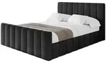 Altdecor Polsterbett, Schwarz, Textil, 200x200 cm, Schlafzimmer, Betten,