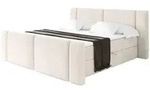 Altdecor Boxbett, Beige, Holzwerkstoff, H3, H&ouml;he ca. 20 cm, 140x200 cm,