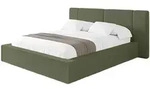 Altdecor Polsterbett, Olivgr&uuml;n, Textil, 140x200 cm, Schlafzimmer, Betten,