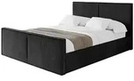 Altdecor Polsterbett, Schwarz, Textil, 180x200 cm, Schlafzimmer, Betten,