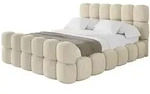 Altdecor Polsterbett, Ecru, Textil, H3 + H4, 200x200 cm, Schlafzimmer, Betten,