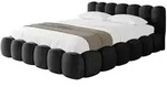 Altdecor Polsterbett, Schwarz, Textil, 140x200 cm, Schlafzimmer, Betten,