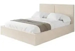 Altdecor Polsterbett, Creme, Textil, H3 + H4, 140x200 cm, Schlafzimmer, Betten,