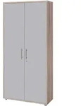 Mid.you Aktenschrank Office Edition, Grau, Sonoma Eiche, Holzwerkstoff, 4...