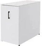 MCW Aktenschrank, Wei&szlig;, Metall, 43x74x80 cm, Arbeitszimmer, Aktenschr&auml;nke