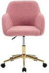 Okwish Drehstuhl, Pink, Textil, 58x86x58 cm, Arbeitszimmer, B&uuml;rost&uuml;hle,...
