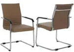 MCW Besucherstuhl, Hellbraun, Kunststoff, 56x87x59 cm, Arbeitszimmer, Besucherst&uuml;hle