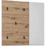 Mid.you Garderobenpaneel, Eiche Artisan, Holzwerkstoff, 80x80x6 cm,