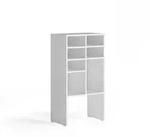 Vicco Schuhschrank, Wei&szlig;, Holzwerkstoff, 5 F&auml;cher, Rechteckig, 53x99x32.1 cm,