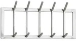 Kadima Design Wandgarderobe, Silber, Metall, 65x30x10 cm, Garderobe,