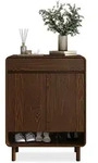 Idimex Schuhschrank, Nussbaum, Holz, Kiefer, Mode, 79x104x37 cm, Garderobe,
