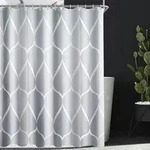 Duschvorhang, Mehrfarbig, Textil, 260x200 cm, Badtextilien, Duschvorh&auml;nge