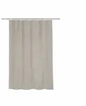 MSV Duschvorhang, Taupe, Textil, Uni, 180x200 cm, antibakteriell,