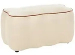 Beliani Polsterbank, Beige, Textil, Rechteckig, 69x38x38 cm, Esszimmer, B&auml;nke,
