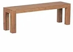 Kadima Design Esszimmerbank, Akazie, Holz, Echtholz,Akazie, Rechteckig, 140x45x35 cm,
