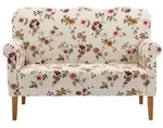 Max Winzer K&uuml;chensofa, Mehrfarbig, Holz, Buche, Blume, 2-Sitzer, 147x103x84 cm,