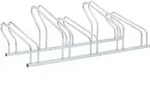 vidaXL Fahrradst&auml;nder, Silber, Metall, 41x42x134 cm, Freizeit, Sport & Fitness,