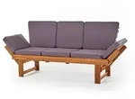 Design Delights Gartenbank, Natur, Holz, 202x87x67 cm, Gartenm&ouml;bel,...