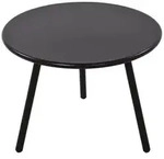 CLP Couchtisch, Schwarz, Metall, Rund, 60x45x60 cm, Wohnzimmer, Wohnzimmertische,