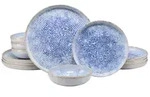Creatable Tafelservice Uno, Blau, Wei&szlig;, Keramik, 12-teilig, Essen & Trinken,
