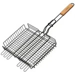 Maestro Grillkorb, Schwarz, Metall, 30x5x25 cm, Grills & Outdoor-K&uuml;chen,
