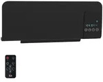 Homcom Wandheizger&auml;t, Schwarz, Kunststoff, 2,000 W, 12x21.5x54.5 cm, Freizeit,