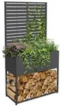 Ml-Design Kaminholzregal, Anthrazit, Metall, Rechteckig, 90x170x30 cm, Kleinm&ouml;bel,