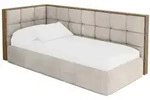Altdecor Einzellbett, Sand, Textil, 90x200 cm, Kinderzimmer & Jugendzimmer,